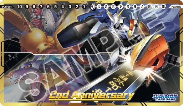 Digimon Official Playmat - 2nd Anniversary Set