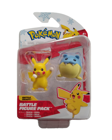 Pokemon Christmas Battle Figure Pack (5cm x2)