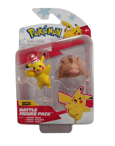 Pokemon Christmas Battle Figure Pack (5cm x2)