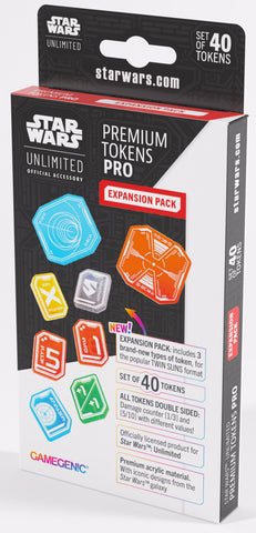 Gamegenic Star Wars Unlimited Premium Tokens PRO Expansion Pack