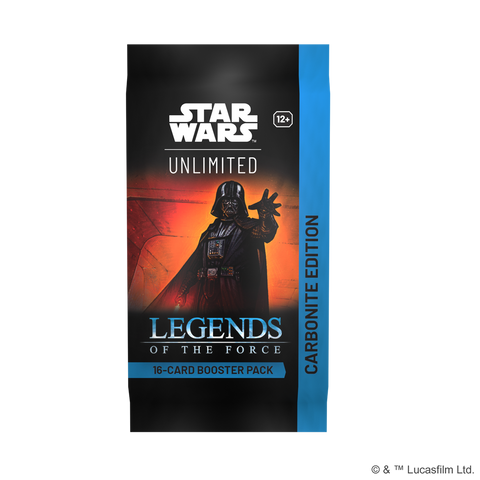 Star Wars Unlimited Carbonite Booster Pack - Legends of the Force
