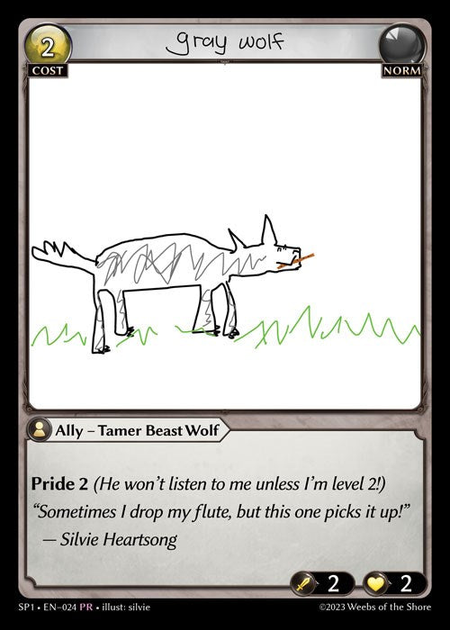Gray Wolf (024) [Supporter Pack 1]