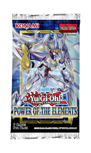 YGO Booster Pack - Power Of The Elements (1st Edition)