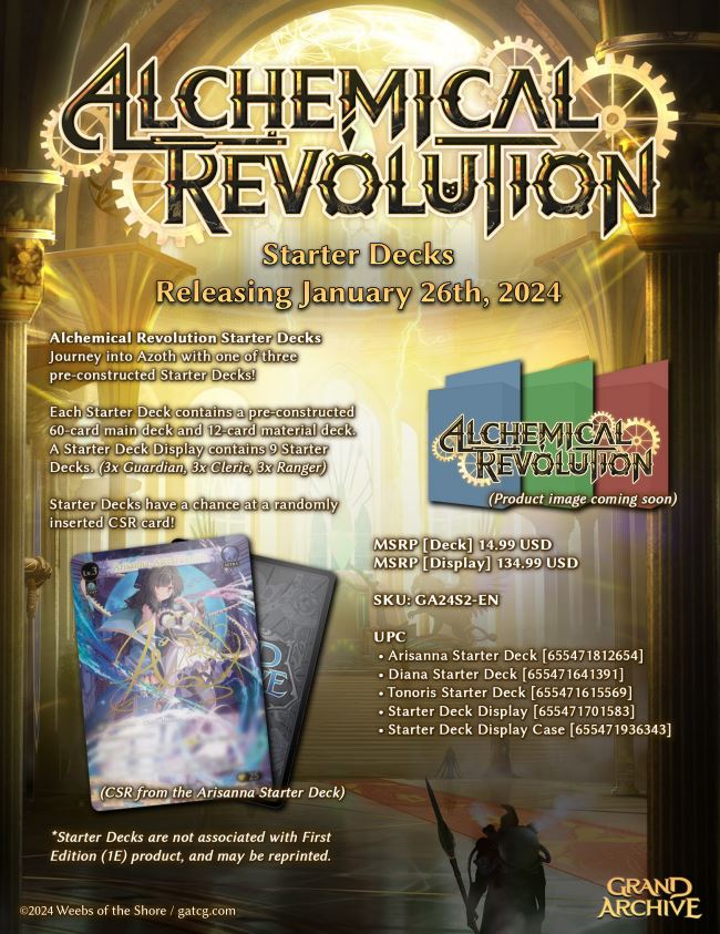 Grand Archive Starter Deck – Alchemical Revolution