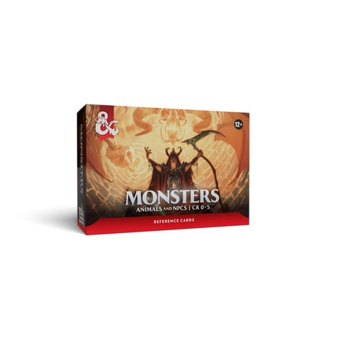 **PRE-ORDER** D&D Reference Cards - Monsters: Animals and NPCs
