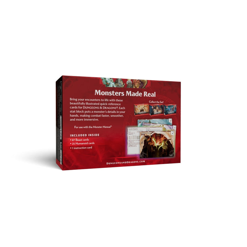 **PRE-ORDER** D&D Reference Cards - Monsters: Animals and NPCs