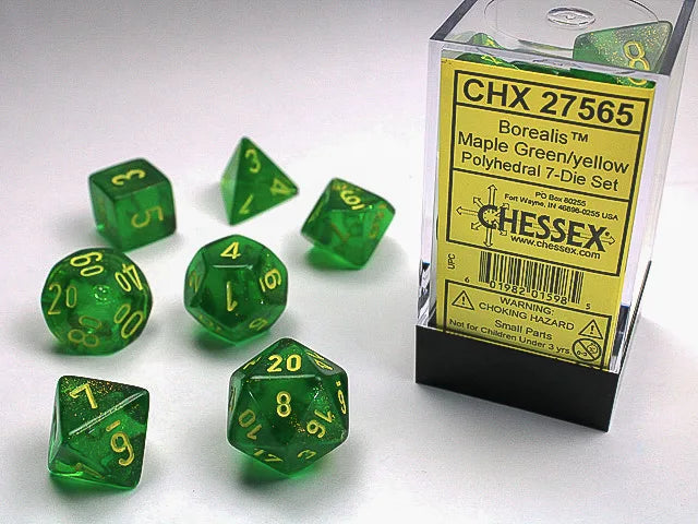 Chessex 7-Dice Set - Borealis