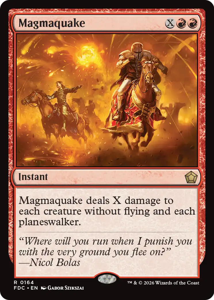 Magmaquake [Foundations Commander]