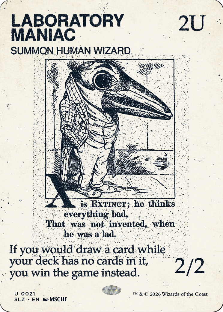 Laboratory Maniac (0021) [Secret Lair x MSCHF: The Zeta Set]