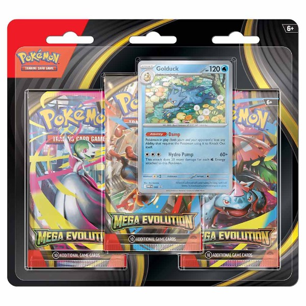 PKM Mega Evolutions - 3 Pack Blister