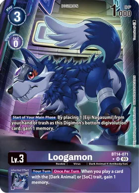 Loogamon (Alternate Art) [BT14-071] [Blast Ace]