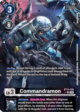 Commandramon (Alternate Art) [BT14-056] [Blast Ace]