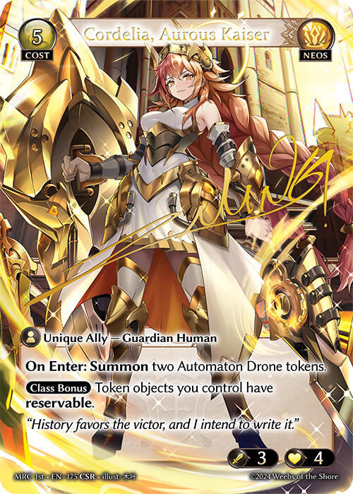 Cordelia, Aurous Kaiser (CSR) (175) [Mercurial Heart]