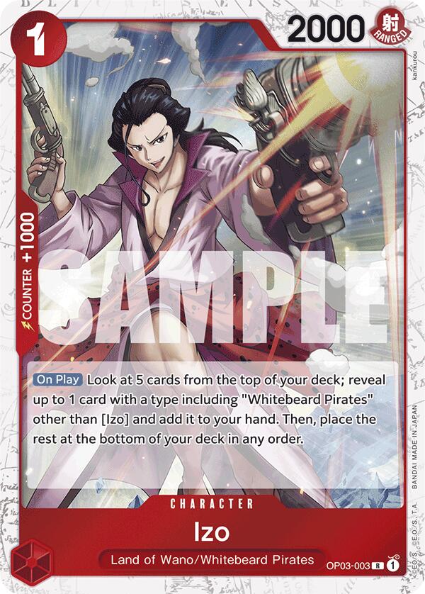 Izo (OP03-003) (Jolly Roger Foil) [Premium Booster -The Best-]