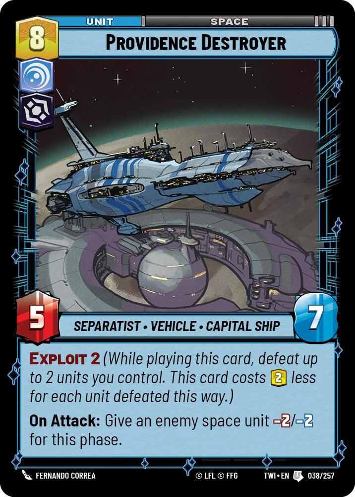 Providence Destroyer (038/257) [Twilight of the Republic]