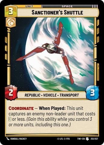 Sanctioner's Shuttle (213/257) (213/257) [Twilight of the Republic]