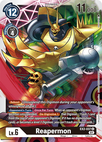 Reapermon [EX2-037] [Digital Hazard]