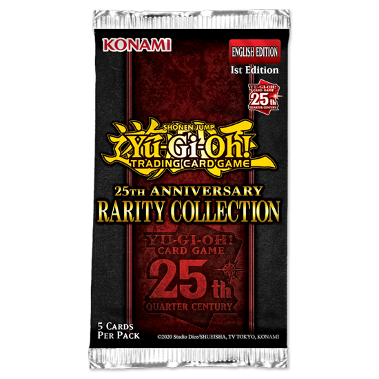 YGO Booster Pack - 25th Anniversary Rarity Collection (1st Edition)