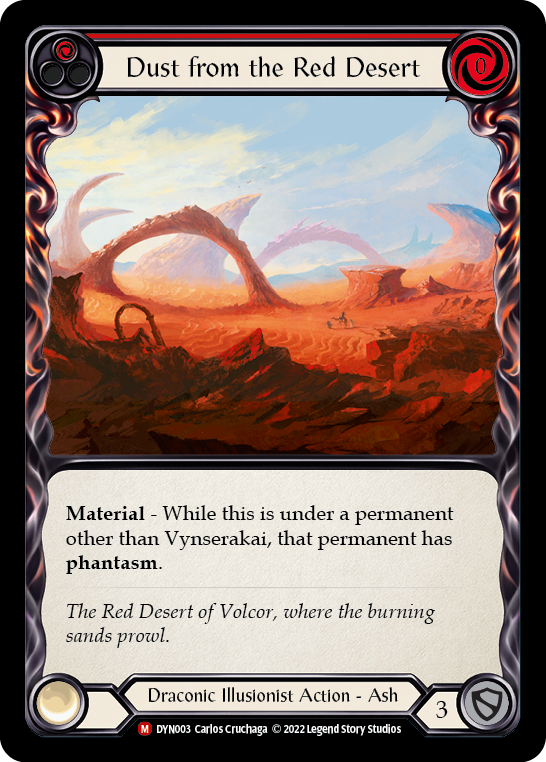 Dust from the Red Desert [DYN003] (Dynasty)  Rainbow Foil