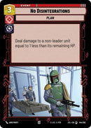 No Disintegrations (144/262) (144/257) [Jump to Lightspeed]
