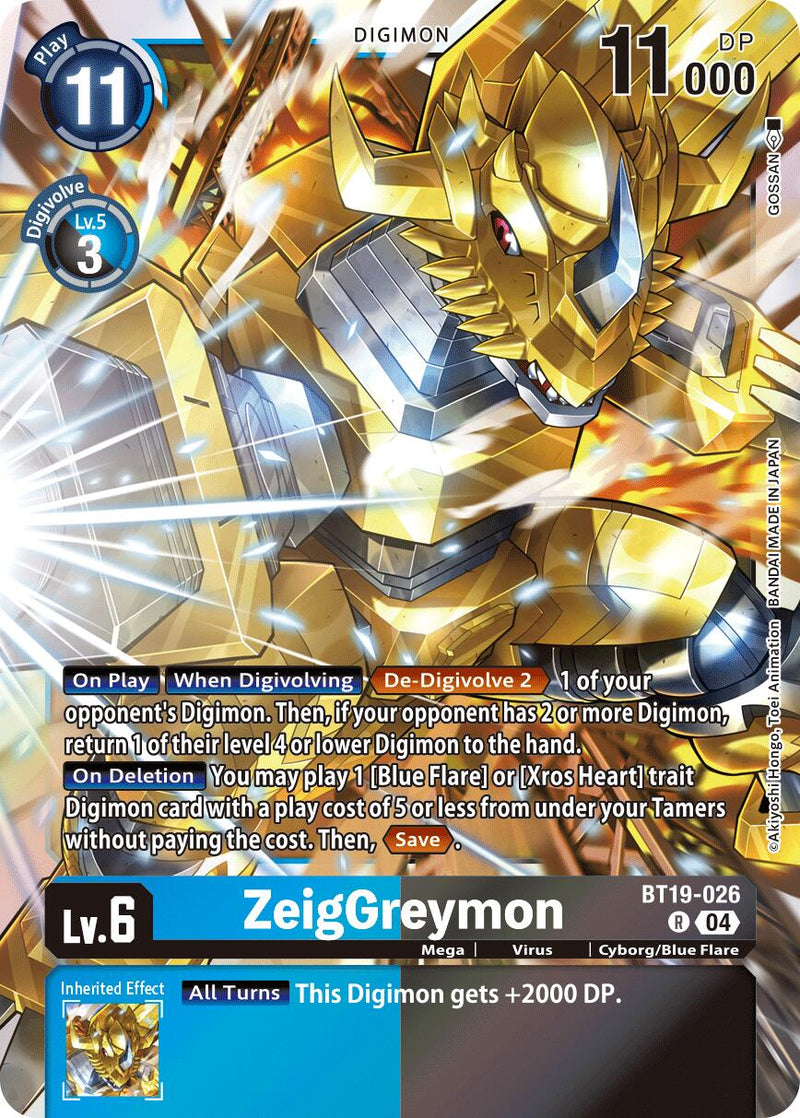 ZeigGreymon [BT19-026] [Release Special Booster Ver.2.5]