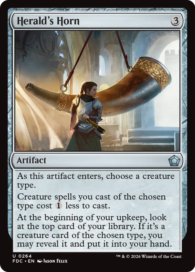 Herald's Horn [Foundations Commander]