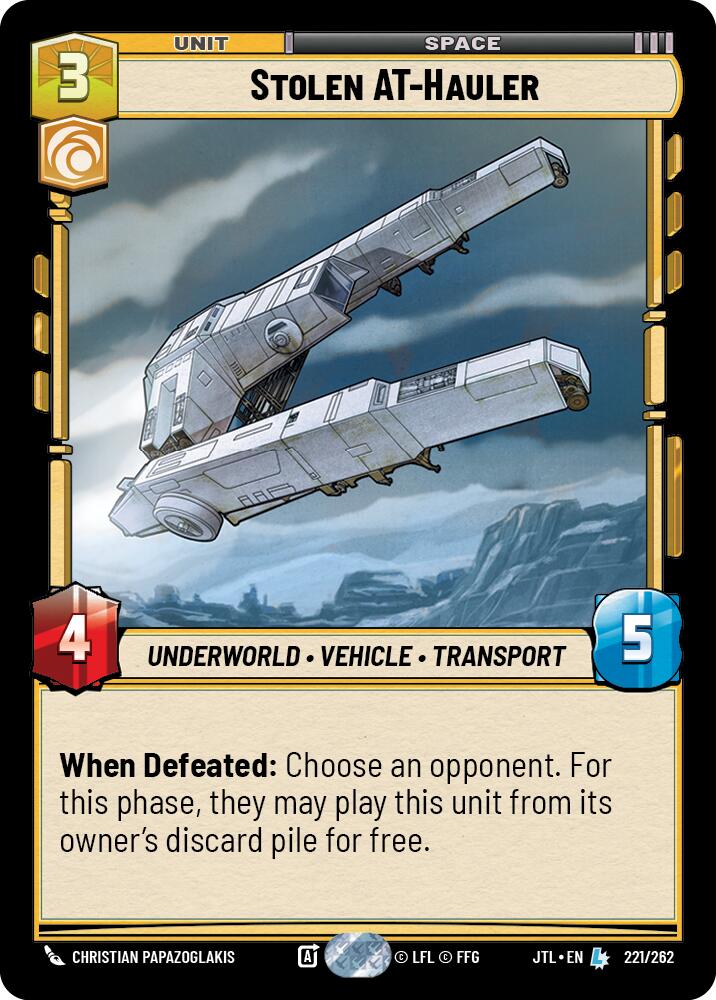 Stolen AT-Hauler (221/257) [Jump to Lightspeed]