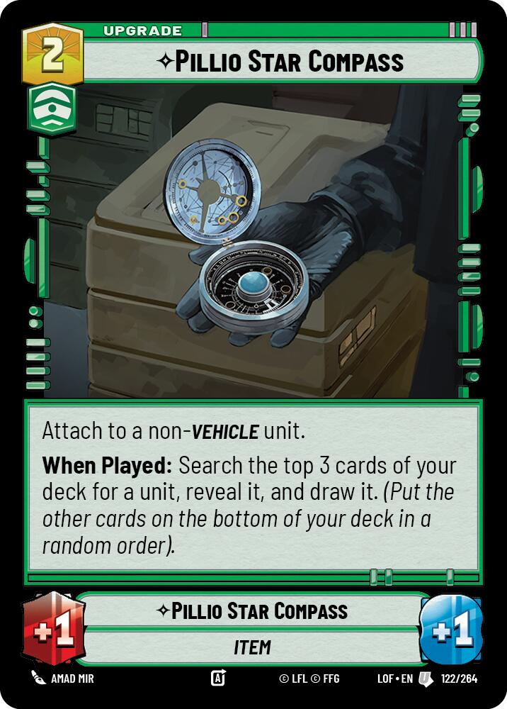 Pillio Star Compass (122/264) (122/264) [Legends of the Force]