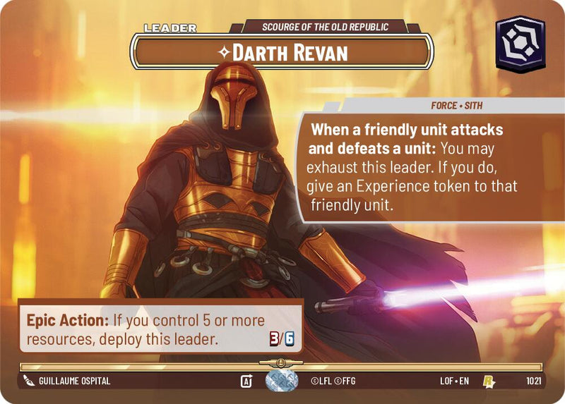 Darth Revan - Scourge of the Old Republic (1021) (Showcase) (1021) [Legends of the Force]