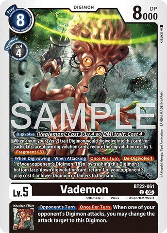 Vademon [BT22-061] [Cyber Eden]