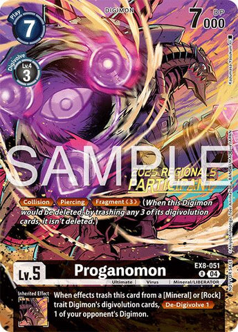 Proganomon [EX8-051] (Regionals 25-26 Season 2 Participant) [Chain of Liberation]