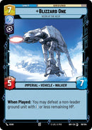 Blizzard One (99/104) - Veers at the Helm (99/104) [Intro Battle: Hoth]