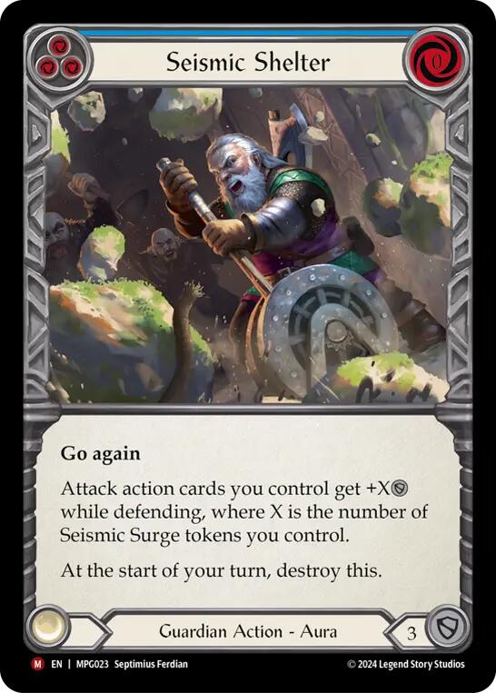Seismic Shelter [MPG023] (Mastery Pack Guardian)  Rainbow Foil
