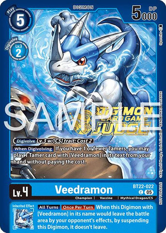 Veedramon [BT22-022] (Judge Pack 2025 Wave 2) [Cyber Eden]