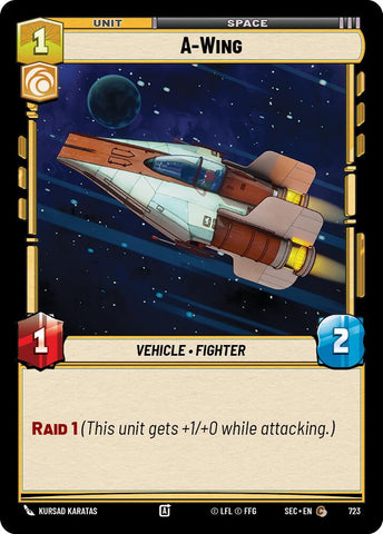 A-Wing - Wing (723) (Foil) (723) (723) [Secrets of Power]