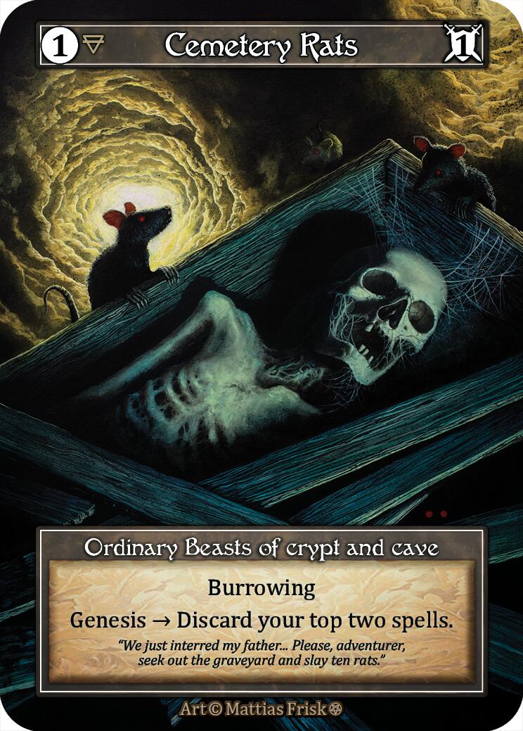 Cemetery Rats (Foil) [Gothic]