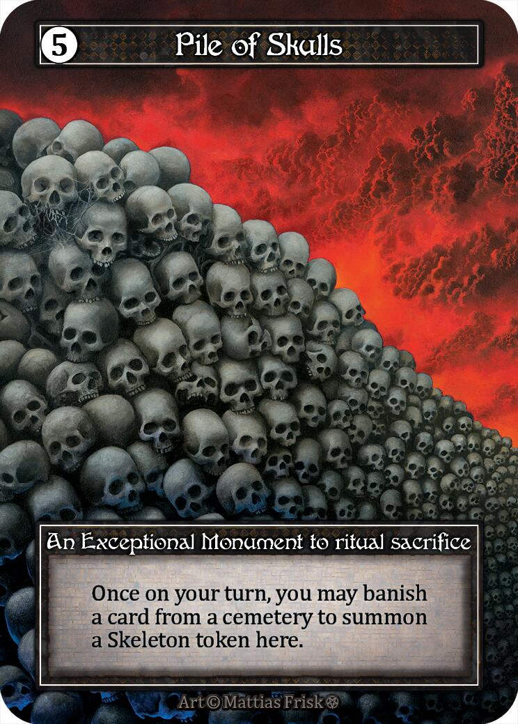 Pile of Skulls (Foil) [Gothic]