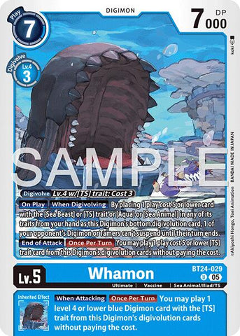 Whamon [BT24-029] [Time Stranger]