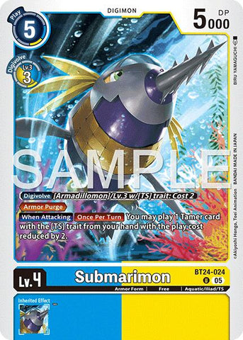 Submarimon [BT24-024] [Time Stranger]