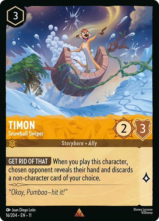 Timon - Snowball Swiper (16/204) [Winterspell]
