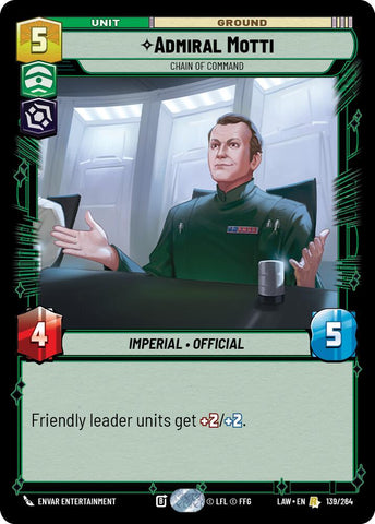 Admiral Motti - Chain of Command (139/264) (139/264) [A Lawless Time]