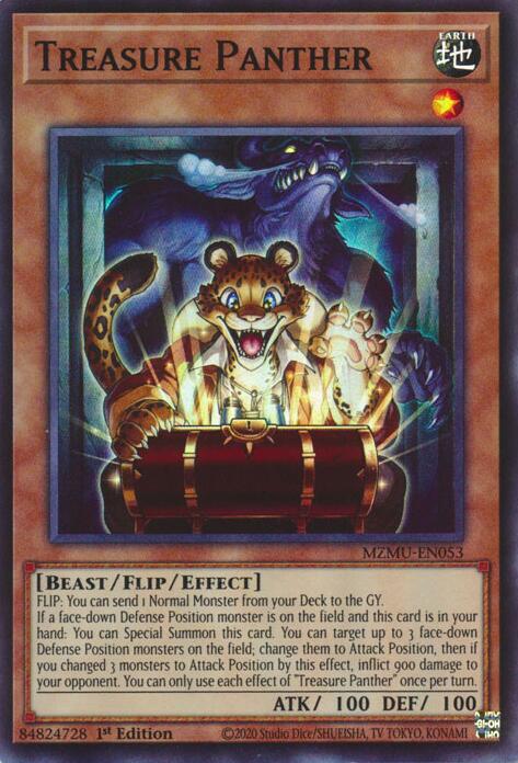 Treasure Panther [MZMU-EN053] Super Rare