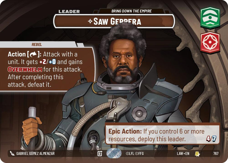Saw Gerrera - Bring Down the Empire (Showcase) (767) (767) [A Lawless Time]