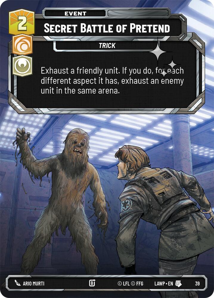 Secret Battle of Pretend (39) (Foil) (39) [A Lawless Time: Weekly Play]