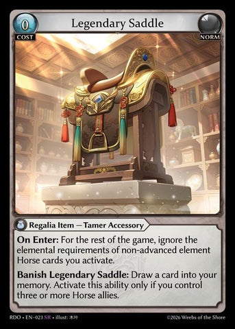 Legendary Saddle (23) [Radiant Origins]