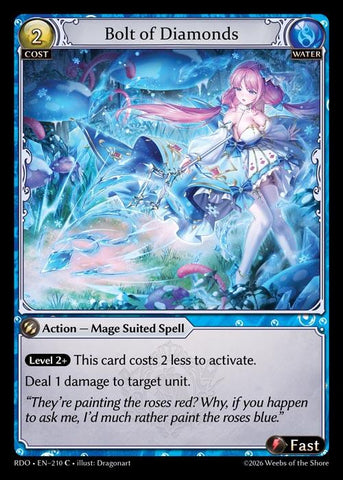 Bolt of Diamonds (Curio Foil) (210) [Radiant Origins]
