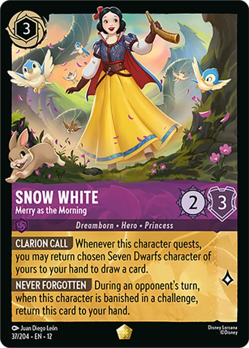 Snow White - Merry as the Morning (37/204) [Wilds Unknown]