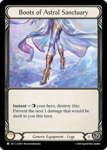 Boots Of Astral Sanctuary [LGS455] (Promo)  Cold Foil