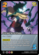 Giving in to Rage [Challenger Series: My Hero Academia - Final Battle]