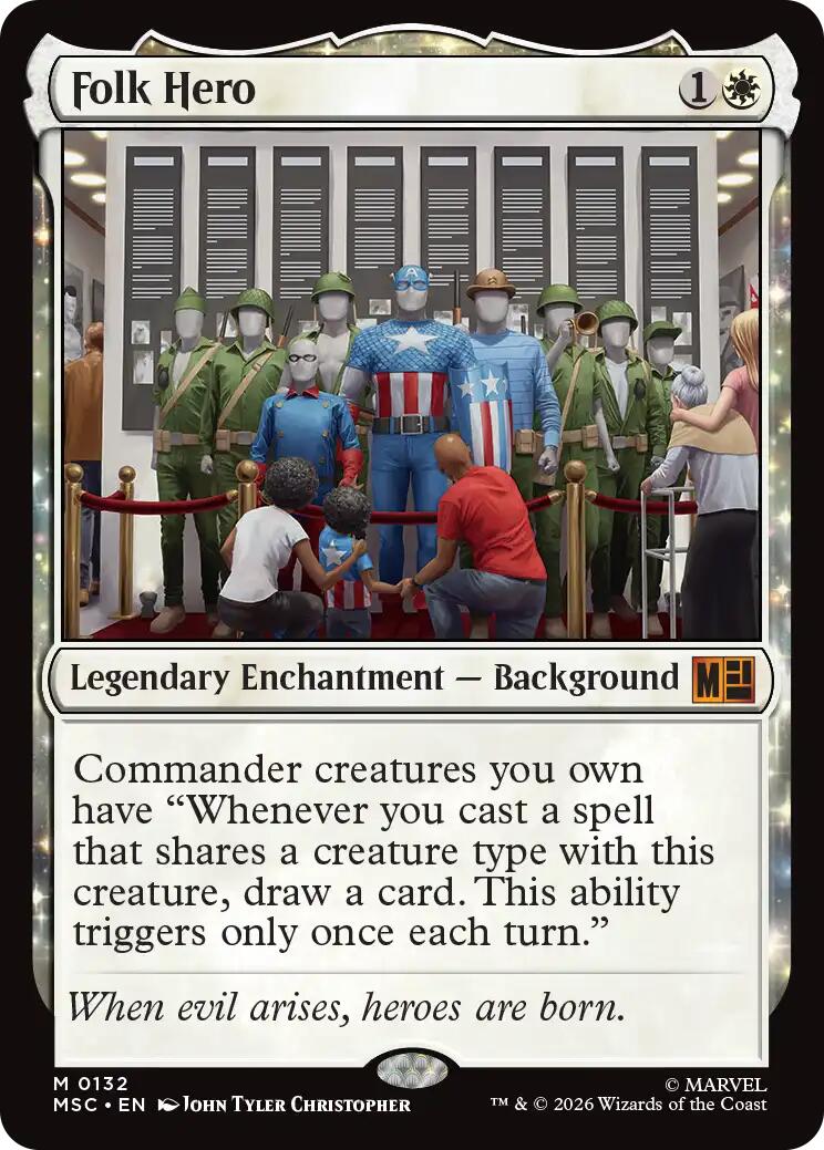 Folk Hero (Surge Foil) [Marvel Super Heroes Commander]